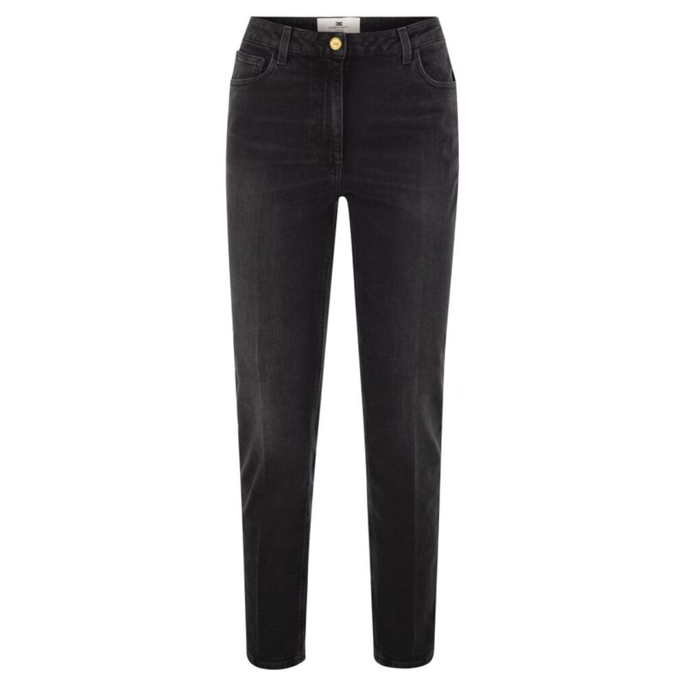 Elisabetta Franchi Women High-Waisted Slim-Fit Jeans